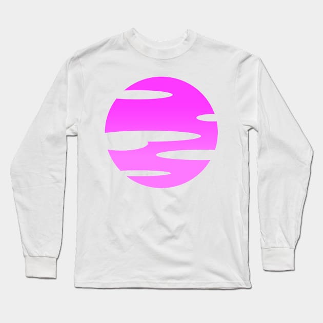 Purple Sunset Long Sleeve T-Shirt by Rebellion10